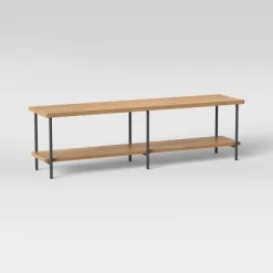 Wood And Metal TV Stand For TVs Up To 60" - Room Essentials™ 13 Wood And Metal TV Stand For TVs Up To 60" - Room Essentials™ -Chic Furniture Store GUEST 008e6b5f 4d43 465d 8784 80c8ca30ed60