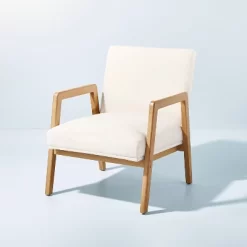 Upholstered Wood Framed Accent Arm Chair - Hearth & Hand™ With Magnolia -Chic Furniture Store GUEST 00b266bb 68d4 4125 90b7 2c3924f22188