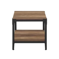 Set Of 2 Benny Urban Industrial Angle Iron Side Tables - Saracina Home -Chic Furniture Store GUEST 019b3316 5e4e 473f 8566 ecc9114f8c40