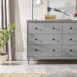 Stiva Classic Mid-Century Modern Horizontal 6 Drawer Dresser - Saracina Home 31 Stiva Classic Mid-Century Modern Horizontal 6 Drawer Dresser - Saracina Home -Chic Furniture Store GUEST 03a1f54e 4537 4cfe 8b24 c78de9815ace