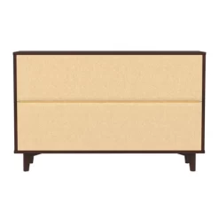 Mid-Century Modern Groove Wood 6 Drawer Dresser - Saracina Home -Chic Furniture Store GUEST 0586598b e165 489f b65a 685c48e0b8bd