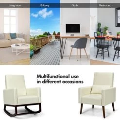 Tangkula 2-in-1 Upholstered Rocking Chair With Wood Leg & Pillow Relax Sofa Chair Light Grey/Beige/Dark Gray 17 Tangkula 2-in-1 Upholstered Rocking Chair With Wood Leg & Pillow Relax Sofa Chair Light Grey/Beige/Dark Gray -Chic Furniture Store GUEST 063d47aa 120b 44ab ab92 f371f567685f