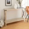 Sophie Rustic Industrial X Frame Entry Table - Saracina Home -Chic Furniture Store GUEST 0956a3b1 8f05 40d8 a646 72a6cd2af587