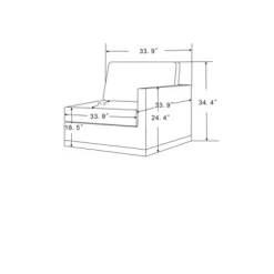 Woodland Hills Modular Sectional Corner Light Gray - Threshold™ Designed With Studio McGee -Chic Furniture Store GUEST 0a38fb76 420d 4520 a00d 5f915a696668