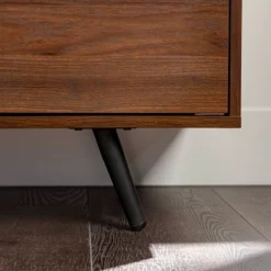 2 Door Mid-Century Modern Wood Storage TV Stand For TVs Up To 80" - Saracina Home -Chic Furniture Store GUEST 0e4fdc3f f934 43f3 8755 649cf8a49bb2