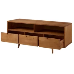 Cara Mid-Century Modern 3 Drawer TV Stand For TVs Up To 65" - Saracina Home -Chic Furniture Store GUEST 0e714800 a100 48a4 b268 40d5b58b3806