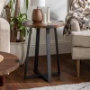 Wrightson Urban Industrial Faux Wrap Leg Round Side Table - Saracina Home 2 Wrightson Urban Industrial Faux Wrap Leg Round Side Table - Saracina Home -Chic Furniture Store GUEST 0f5c89c5 df37 46be 88d6 5cb73ed21817