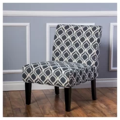 Saloon Fabric Print Accent Chair - Christopher Knight Home