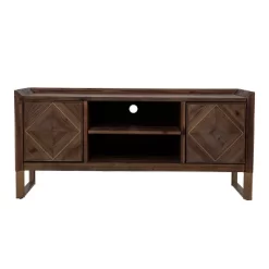 Glacerad Reclaimed Wood Media Console For TVs Upto 50" Brown - Aiden Lane -Chic Furniture Store GUEST 10577ca1 eece 4bb1 a643 602f18865675