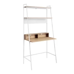 36" Writing Desk With Open Storage Ladder Bookshelf - Saracina Home 25 36" Writing Desk With Open Storage Ladder Bookshelf - Saracina Home -Chic Furniture Store GUEST 108fd04d 734b 4161 811d 43686b237442