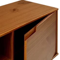 Solid Wood Mid-Century Modern TV Stand For TVs Up To 80" - Saracina Home -Chic Furniture Store GUEST 1230d599 1ffc 49f5 88b2 9c14434896a7