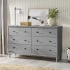Stiva Classic Mid-Century Modern Horizontal 6 Drawer Dresser - Saracina Home 2 Stiva Classic Mid-Century Modern Horizontal 6 Drawer Dresser - Saracina Home -Chic Furniture Store GUEST 1552172c 8955 45f1 8875 f64c868752ab