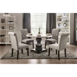 Buckley Round Dining Table White/Black - HOMES: Inside + Out 16 Buckley Round Dining Table White/Black - HOMES: Inside + Out -Chic Furniture Store GUEST 17dd978a 28e1 4833 ade1 00d94cfb1beb