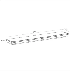 Traditional Wall Shelf White - Threshold™ -Chic Furniture Store GUEST 1800e01f f3e4 4fad 9a88 96999268b9a0