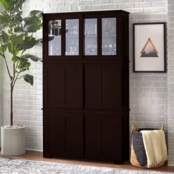 Pacific Stackable Sliding Glass Doors Cabinet - Buylateral -Chic Furniture Store GUEST 181f5299 3c5c 49e7 a22d a5f823fcb081