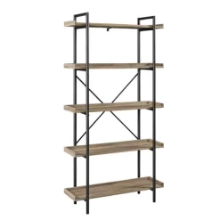68" 5 Tray Shelf Urban Pipe X Back Bookshelf - Saracina Home -Chic Furniture Store GUEST 1ba76728 7bd1 44dc b91f 1adf495caa27
