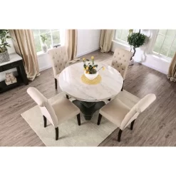 Buckley Round Dining Table White/Black - HOMES: Inside + Out 17 Buckley Round Dining Table White/Black - HOMES: Inside + Out -Chic Furniture Store GUEST 1eaec16e a22c 4046 aa25 778fad2ef351