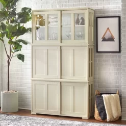 Pacific Stackable Cabinet With Sliding Doors - Buylateral -Chic Furniture Store GUEST 201f86a8 1958 4161 b137 0ca70adea08d