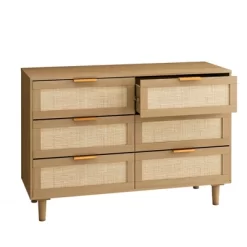 43.31" 6-Drawer Rattan Dresser For Living Room And Bedroom - ModernLuxe -Chic Furniture Store GUEST 209cebfb e5e8 43b1 a04f a4486b5e1ac7