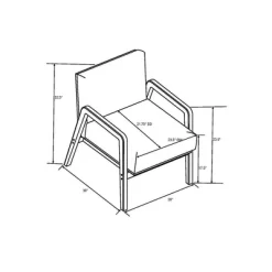 Upholstered Wood Framed Accent Arm Chair - Hearth & Hand™ With Magnolia -Chic Furniture Store GUEST 20d7cc37 15c5 4d84 9cd3 409177928f58
