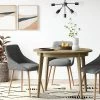 40" Astrid Mid-Century Round Dining Table With Fixed Top - Threshold™ -Chic Furniture Store GUEST 20dbbdc5 35b8 4dc1 ac05 08a1ac8c30bd