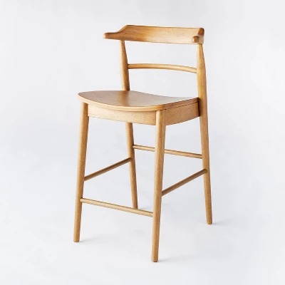 Kaysville Curved Back Wood Counter Height Barstool - Threshold™ Designed With Studio McGee 9 Kaysville Curved Back Wood Counter Height Barstool - Threshold™ Designed With Studio McGee - Image 7