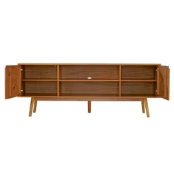 Solid Wood Mid-Century Modern TV Stand For TVs Up To 80" - Saracina Home -Chic Furniture Store GUEST 21c882f2 4627 4d0e a364 30f5fcdcd258