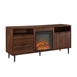 Ronan Modern Storage With Electric Fireplace TV Stand For TVs Up To 65" - Saracina Home -Chic Furniture Store GUEST 229092b1 976f 4913 8304 23d0e5f7b5c4