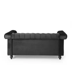 Brinkhaven Modern Glam Tufted Velvet Loveseat With Nailhead Trim - Christopher Knight Home -Chic Furniture Store GUEST 246a5931 b9a7 4f09 886c 24af109f13ae
