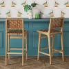 Ceylon Woven And Wood Barstool - Threshold™ -Chic Furniture Store GUEST 2589bd3f 9e44 4b02 8c14 baee5cf5d602