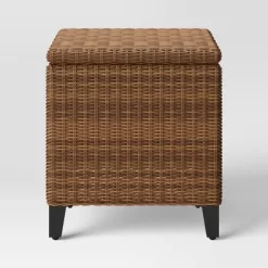 Brookfield Patio End Table With Storage - Brown - Threshold™ -Chic Furniture Store GUEST 26bf9f2e 4050 4640 88f3 3776dab2ff51
