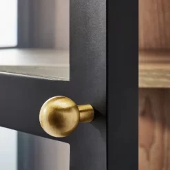 60" Crystal Cove Glass Cabinet Black - Threshold™ Designed With Studio McGee -Chic Furniture Store GUEST 26fa73ea e496 41cb a096 0f669cdcbb99