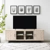 Vik Modern Boho 4 Door Herringbone TV Stand For TVs Up To 80" - Saracina Home -Chic Furniture Store GUEST 27d433c2 bf1b 4463 8b7a ce8423888525