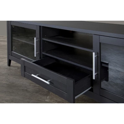 Espresso Finished 1 Drawer TV Stand For TVs Up To 70" Dark Brown - Baxton Studio 6 Espresso Finished 1 Drawer TV Stand For TVs Up To 70" Dark Brown - Baxton Studio - Image 4