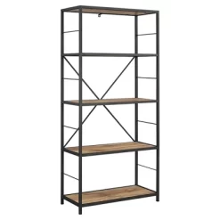 63" 4 Shelf Industrial Transitional Tall Bookshelf - Saracina Home 11 63" 4 Shelf Industrial Transitional Tall Bookshelf - Saracina Home -Chic Furniture Store GUEST 293bbdd1 bd66 4bc9 a60a cd7d2ad5ce55