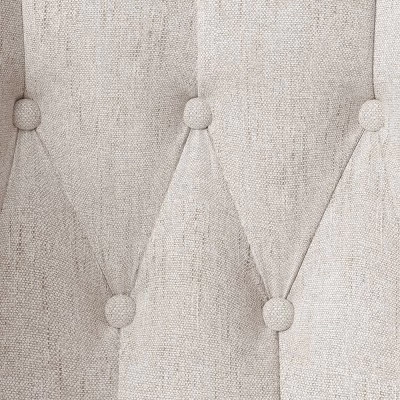 Winfall Tufted Barrel Counter Height Barstool Linen - Threshold™ 6 Winfall Tufted Barrel Counter Height Barstool Linen - Threshold™ - Image 4