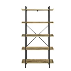 68" 5 Tray Shelf Urban Pipe X Back Bookshelf - Saracina Home -Chic Furniture Store GUEST 2cbd23e1 fd4e 4f90 8501 19a0b1d03ecd