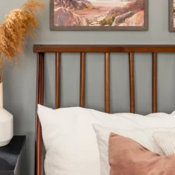 Boho Solid Wood Spindle Platform Bed - Saracina Home -Chic Furniture Store GUEST 2e030a6f 4f27 4e38 93bf c028f836cd37