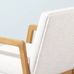 Upholstered Wood Framed Accent Arm Chair - Hearth & Hand™ With Magnolia -Chic Furniture Store GUEST 2f0e04c0 d86f 4b12 86dd 9cbf776611b6