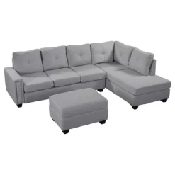 108" Reversible L-Shape Sectional Sofa Couch With Storage Ottoman-ModernLuxe -Chic Furniture Store GUEST 3035f666 1fcd 484c 8f89 77d780d2d56c