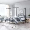 Queen Earhart Traditional Iron Canopy Bed - Christopher Knight Home -Chic Furniture Store GUEST 30f129bf 5646 4bdf 9070 2f7499624856