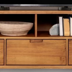 Cara Mid-Century Modern 3 Drawer TV Stand For TVs Up To 65" - Saracina Home -Chic Furniture Store GUEST 30f7263f 97ce 4f00 8ef8 2c956afbc0e9