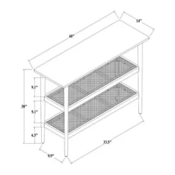 Wood & Cane Console Table - Hearth & Hand™ With Magnolia -Chic Furniture Store GUEST 3227c679 bb9c 4409 85d4 8475b7a72706