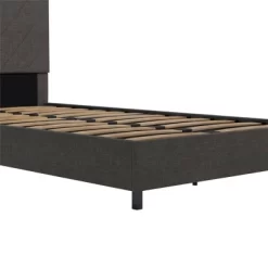 Yanis Upholstered Bed With USB - Room & Joy -Chic Furniture Store GUEST 33061233 e630 4c4c b6e8 b8907344aedf
