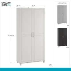 Welby 36" Utility Storage Cabinet - Room & Joy -Chic Furniture Store GUEST 333a5c90 ad1e 477d 8933 ef9a68012216