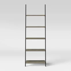 72" Loring 5 Shelf Leaning Bookshelf - Threshold™ -Chic Furniture Store GUEST 3b2af214 2cb4 4112 aa0d 454af67e18fa