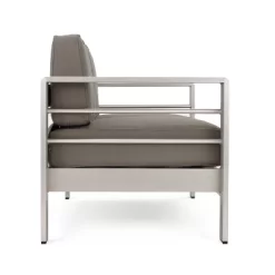 Cape Coral 5pc Aluminum And MGO Seating Set With Fire Table Khaki/Light Gray - Christopher Knight Home 22 Cape Coral 5pc Aluminum And MGO Seating Set With Fire Table Khaki/Light Gray - Christopher Knight Home -Chic Furniture Store GUEST 3f26308f ce82 4388 8a47 2f7cc6463634