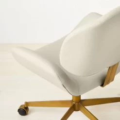 Mahonia Faux Leather Office Chair Cream/Aged Brass - Opalhouse™ Designed With Jungalow™ 11 Mahonia Faux Leather Office Chair Cream/Aged Brass - Opalhouse™ Designed With Jungalow™ -Chic Furniture Store GUEST 3f7c3942 9986 4909 9772 5880d96ce1e9