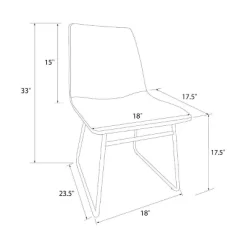 Bowden Faux Leather Dining Chairs - Threshold™ 15 Bowden Faux Leather Dining Chairs - Threshold™ -Chic Furniture Store GUEST 402796ed a678 4317 a352 cfe74c11f761