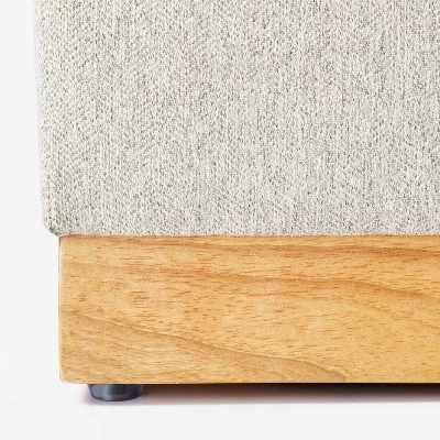 Woodland Hills Modular Sectional Ottoman Light Gray - Threshold™ Designed With Studio McGee 5 Woodland Hills Modular Sectional Ottoman Light Gray - Threshold™ Designed With Studio McGee - Image 3